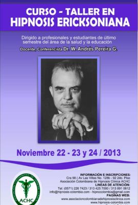 Curso Taller en Hipnosis Ericksoniana