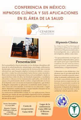 Hipnosis Clínica - Conferencia en México