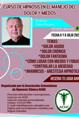 Curso de Hipnosis en el Manejo del Dolor y Miedos