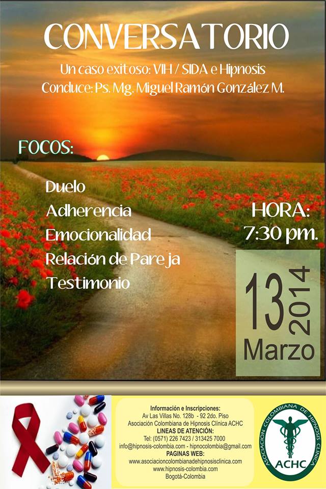 03 TABLOIDE 13 MARZO 2014 CONVERSATORIO CONVERSATORIO UN CASO EXITOSO VIH SIDA E HIPNOSIS PSI. MIGUEL GONZALEZ